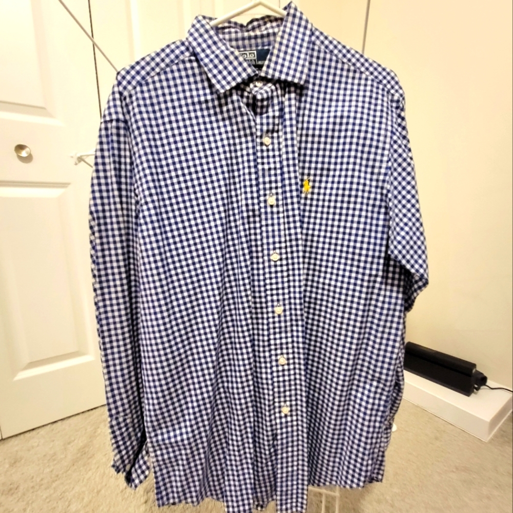 Mens Polo westerton shirt size L